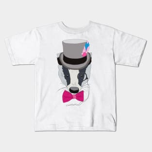 The artful badger Kids T-Shirt